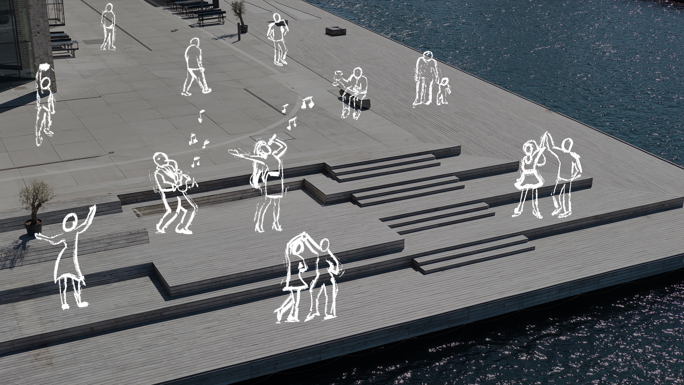 Indret din kajkant eller havneområde så det er sikker for alle